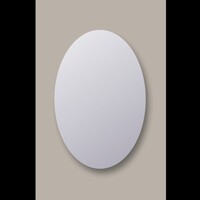 OUTLET Spiegel Ovaal Sanicare Q-Mirrors 80x60 cm PP Geslepen Incl. Ophanging