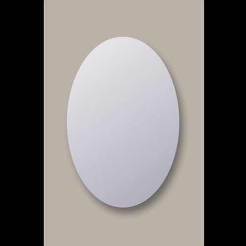 OUTLET Spiegel Ovaal Sanicare Q-Mirrors 80x60 cm PP Geslepen Incl. Ophanging 