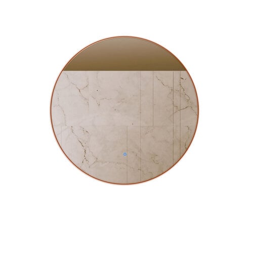 OUTLET Spiegel Gliss Design Oko Koper Rond LED Verlichting 80 cm 