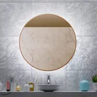OUTLET Spiegel Gliss Design Oko Koper Rond LED Verlichting 80 cm