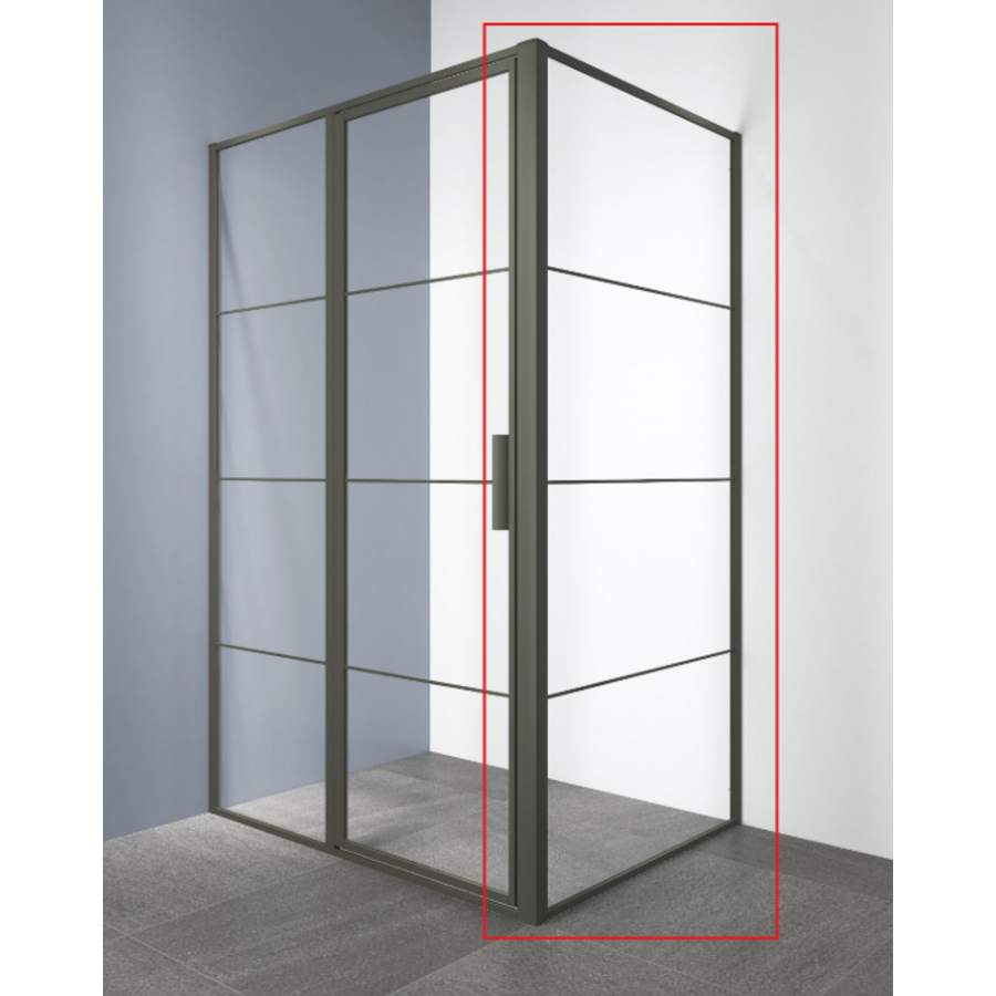 OUTLET Inloopdouche Frame Mat Groen 90cm