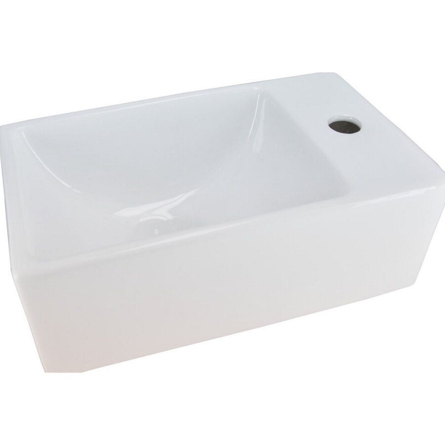 OUTLET Fontein Rechts Wiesbaden Rhea XXS 30.5x18x11 CM Wit