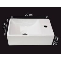 OUTLET Fontein Wonder 29x18cm (Kraangat Rechts)