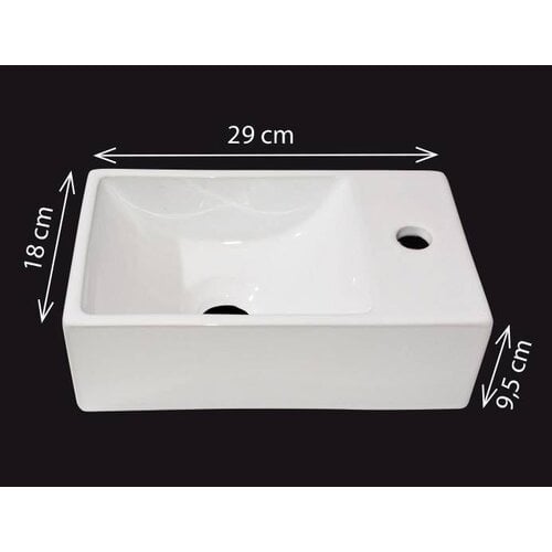 OUTLET Fontein Wonder 29x18cm (Kraangat Rechts) 