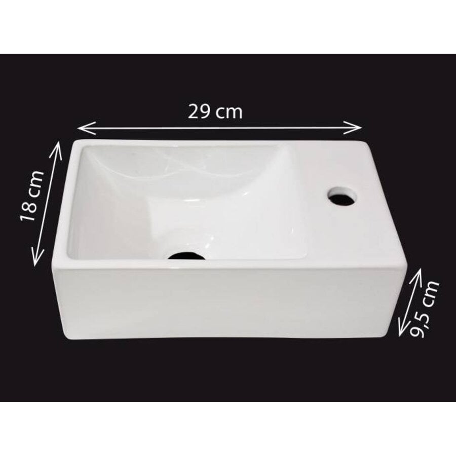 OUTLET Fontein Wonder 29x18cm (Kraangat Rechts)
