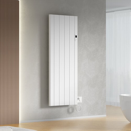 Elektrische Radiator BWS Boss 2.0 Met Wifi 2000W 160x60.8 cm Glanzend Wit 