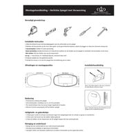 Badkamerspiegel BWS Torea 140x74cm Horizontaal LED