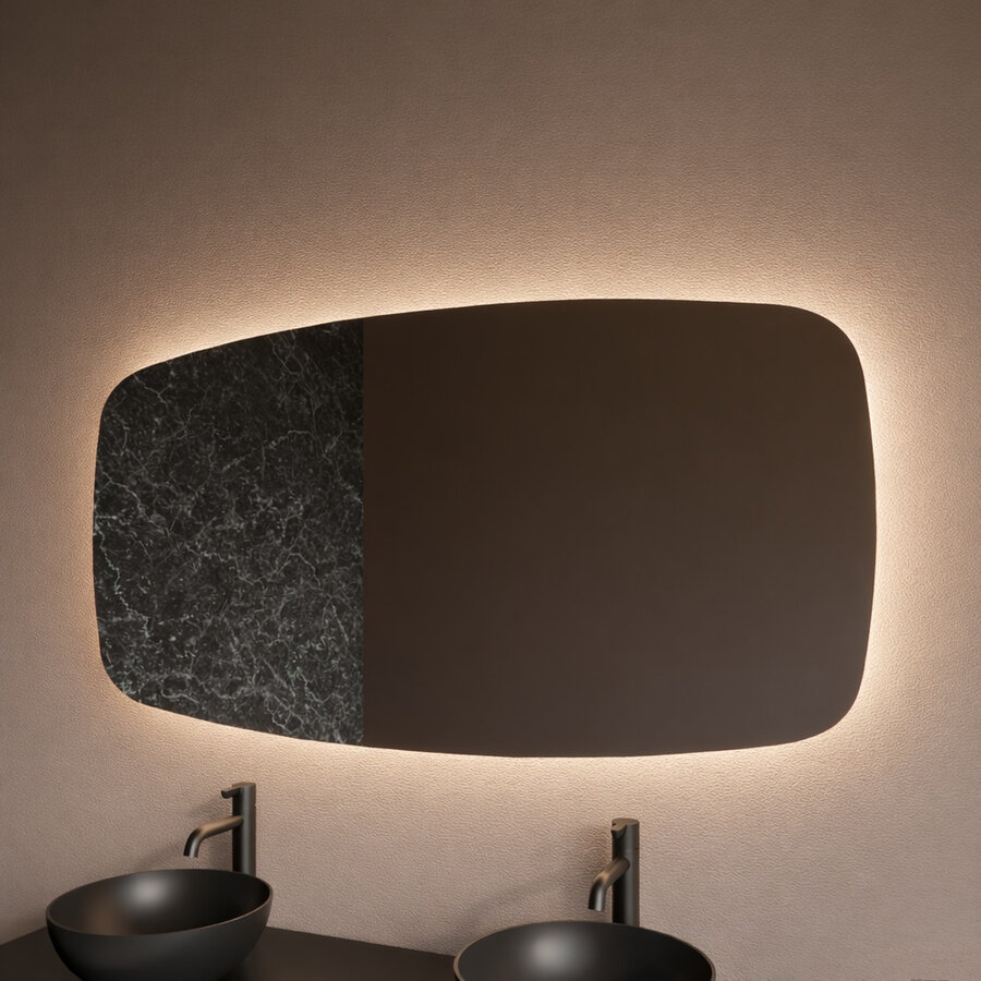 Badkamerspiegel BWS Torea 100x66cm Horizontaal LED