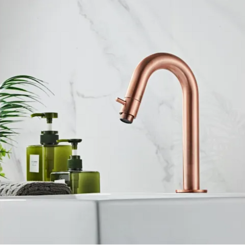 OUTLET Opbouw Fonteinkraan Alento Copper Geborsteld Koper 