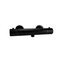 OUTLET Thermostatische Douchekraan Wiesbaden Rio h.o.h. 15 cm Mat Zwart