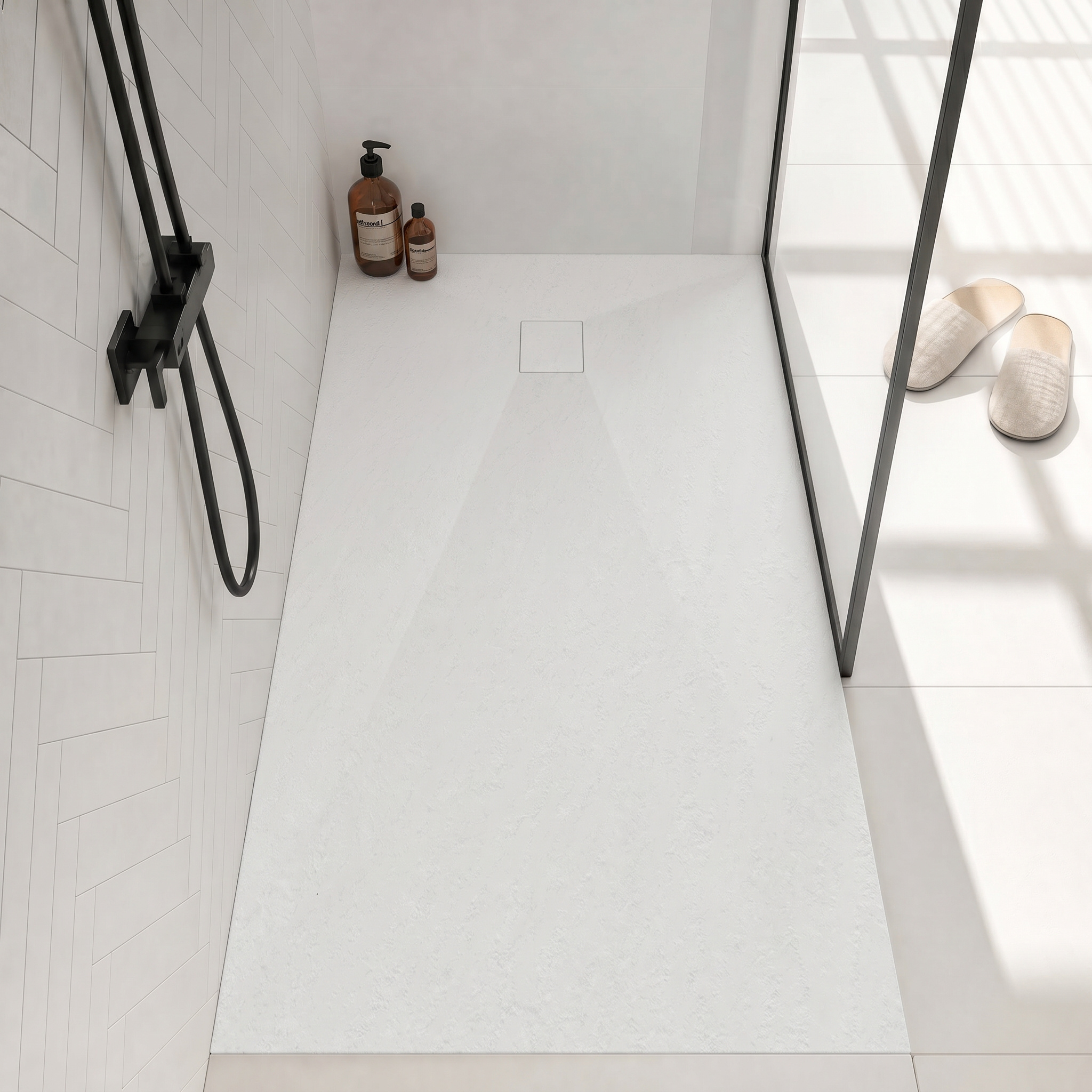 Boss & Wessing Tray SMC Douchebak 120x90 cm Wit 