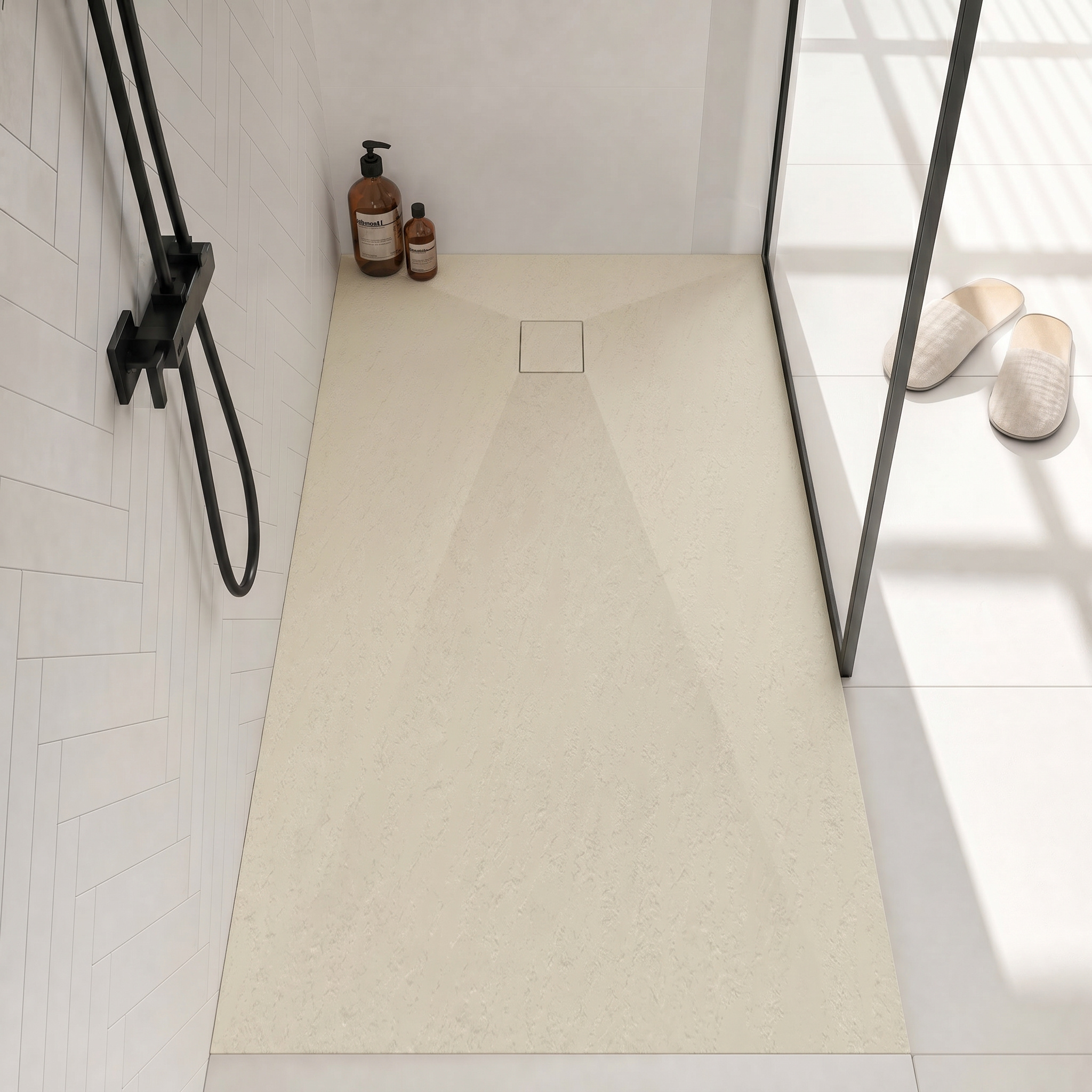 Boss & Wessing Tray SMC Douchebak 120x80 cm Beige 