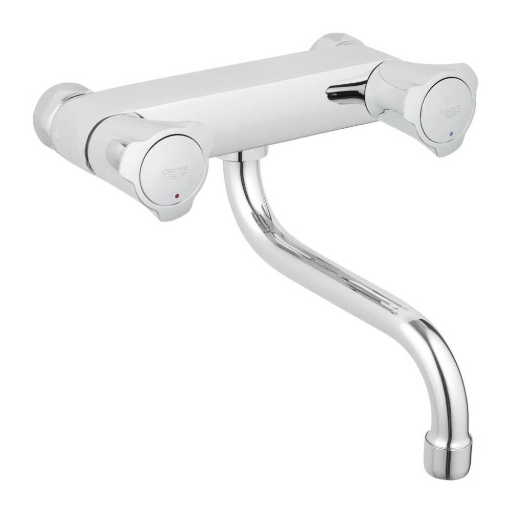 Grohe Costa L wandkraan met onderuitloop chroom