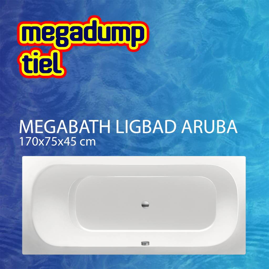 Ligbad Aruba 170X75X45 cm MegaBath