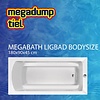 MegaBath Ligbad Bodysize 180X90X45 Cm