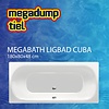 MegaBath Ligbad Cuba 180X80X48 Cm