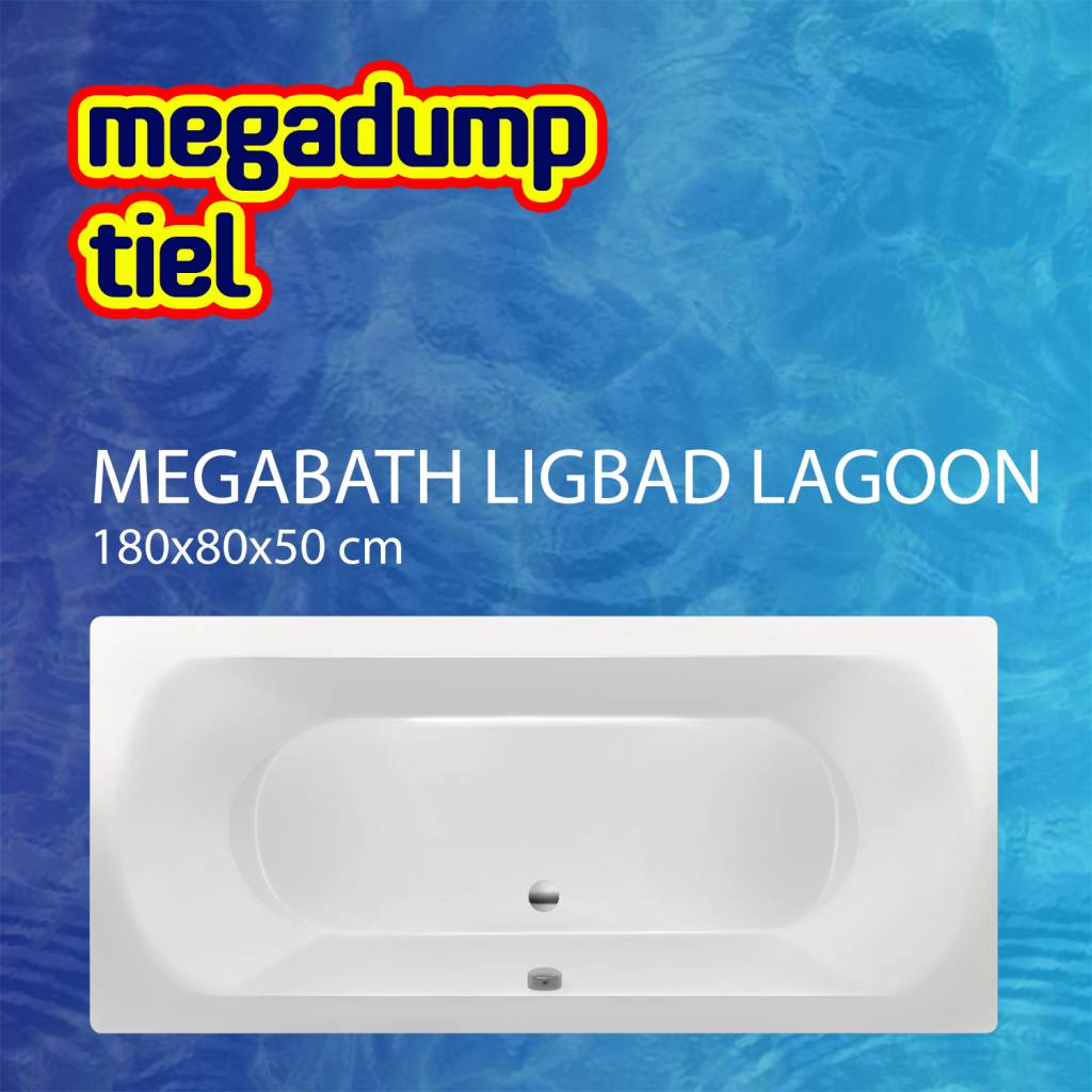 Ligbad Lagoon 180X80X50 cm MegaBath