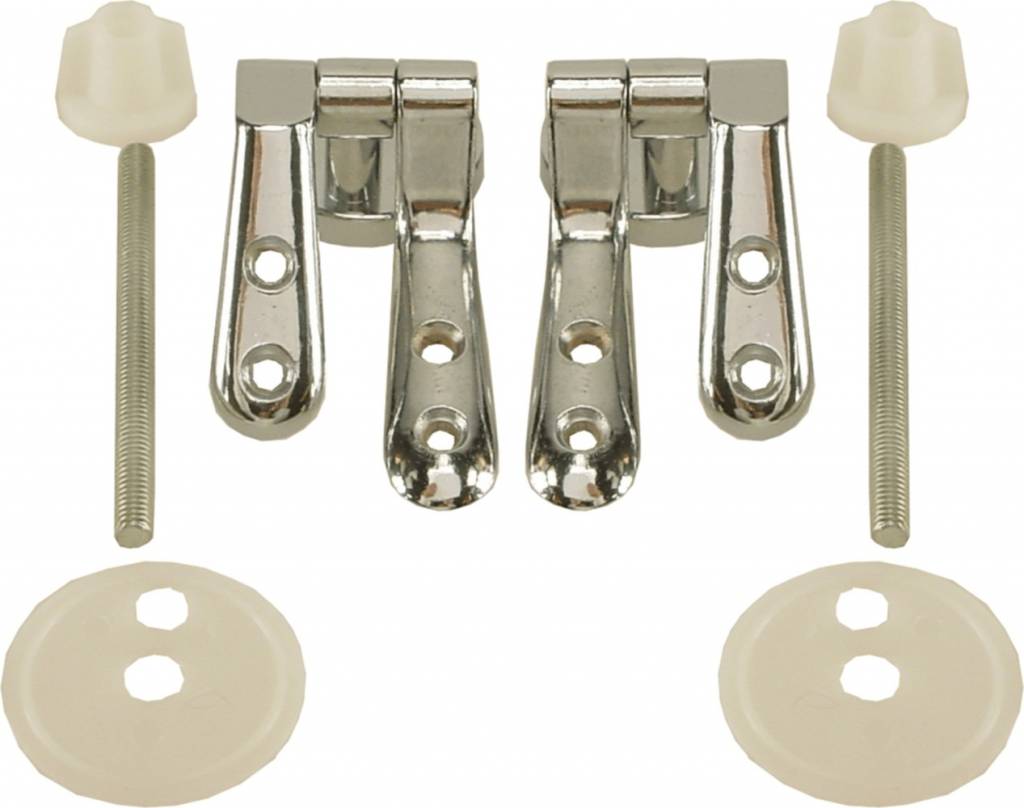 Aqua Splash Bevestigingset Wc Zitting Hout Chroom aqua splash kopen in de aanbieding