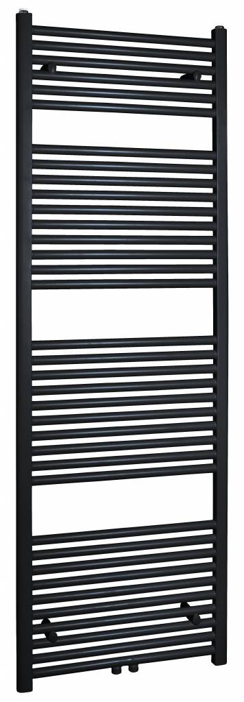 Heka Sierradiator Antraciet 1817X450 Midden/Onder Aansluiting Aqua Splash