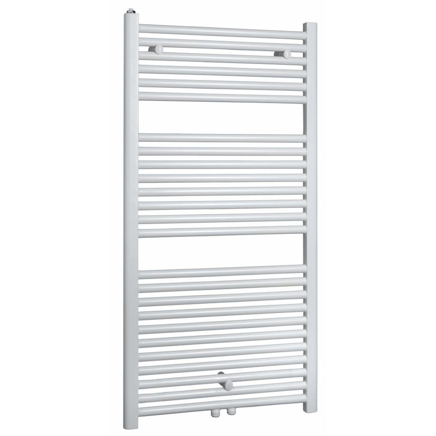 Heka Sierradiator Wit 1185X600 Midden/Onder Aansluiting