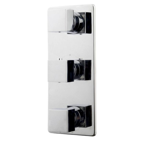 Ceres Square Afbouwdeel Therm. 3 Weg Chroom 