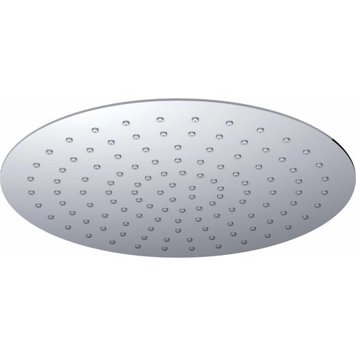 Ufo Luxe Hoofddouche Rond 400Mm Ultra Plat Chroom 