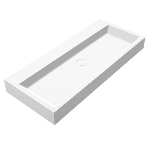 Wastafel Opera-100 Just Solid Surface 100X42X10Cm 