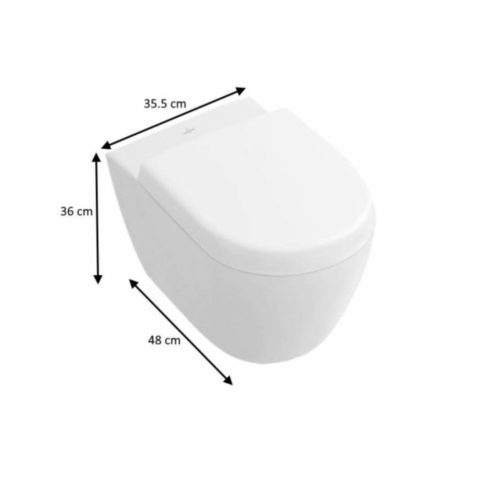Villeroy en Boch Compact Wandcloset Subway 2.0 | Toiletten - Megadump