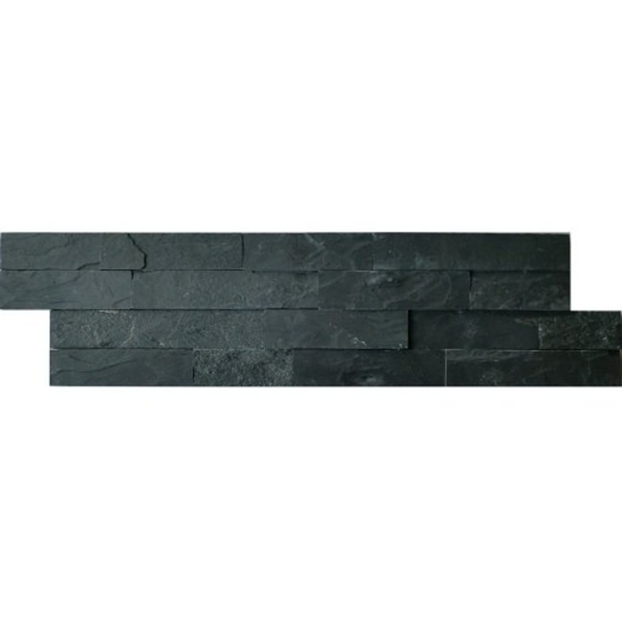 Schiste Flatface Stonepanel Antraciet Slate 15X60X1/2, Breukruw P/Stuk