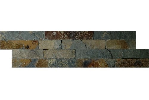 Schiste Flatface Stonepanel Rusty Slate 15X60X1/2, Breukruw P/Stuk J-Stone
