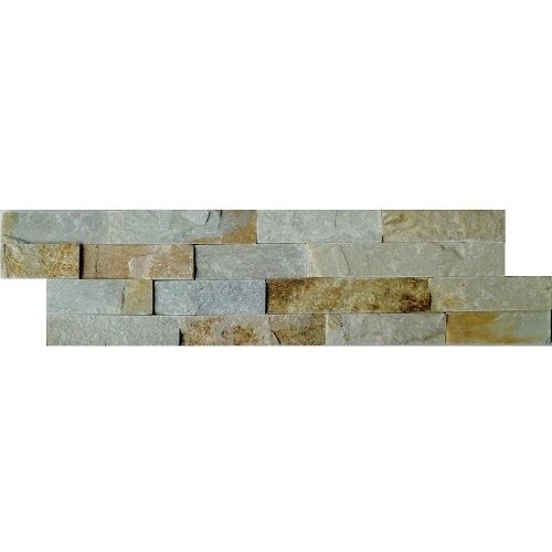 Schiste Flatface Stonepanel Beige Slate 15X60X1/2, Flatface P/Stuk 