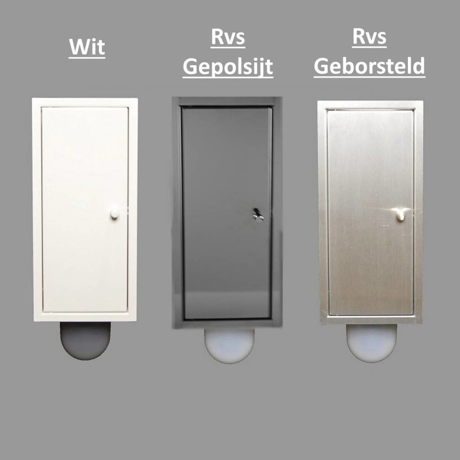 Inbouw Toilet Borstel Brush-Up (3 Kleuren Verkrijgbaar)