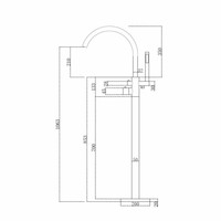 Thermostatische Badkraan Importa Vrijstaand Chroom