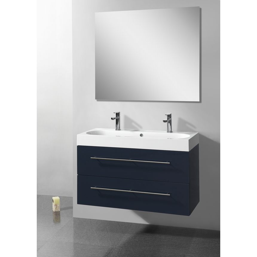 Aqua Royal Badmeubel Compact Line Hoogglans Antraciet 100 aqua royal kopen in de aanbieding