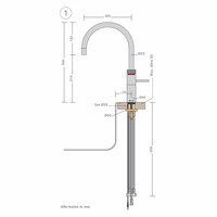 Fusion Round Chroom Met Boiler Combi/Combi+