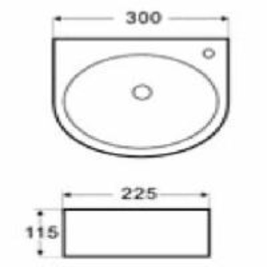 Orlando Fonteinset Compleet 30X22X11 Cm Wit