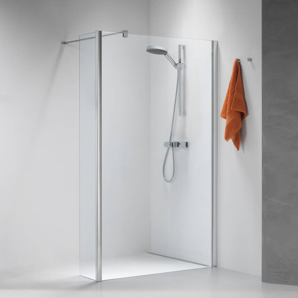 Get Wet by Sealskin Inloopdouche Impact Type A1 100x195 cm Chroom-Zilver Helder glas