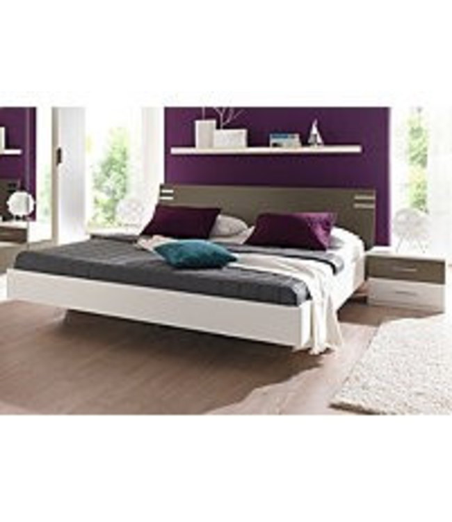 Bed with Nightstands