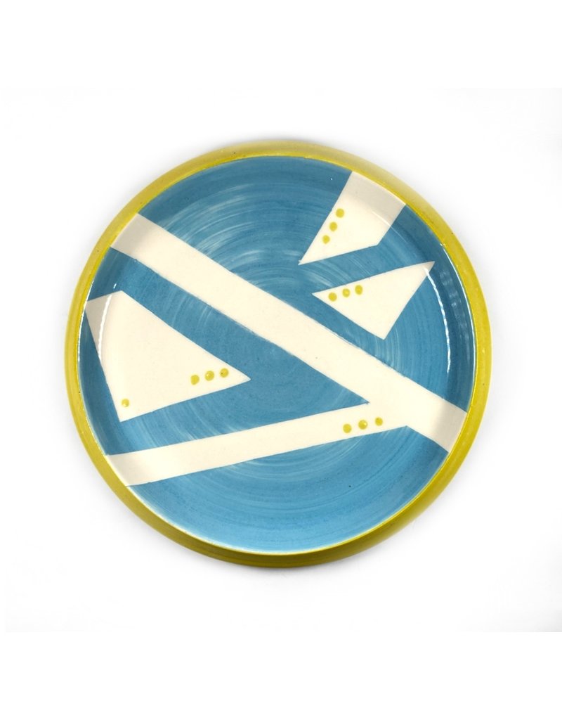 Large Plate Blue My Shop Granny Likes It