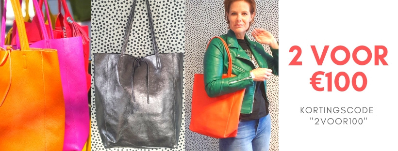 gebruik de kortingscode van joof voor korting op deze leren shopper