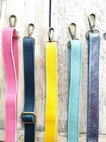 Leren bagstrap, los tassenhengsel in leuke kleurtjes