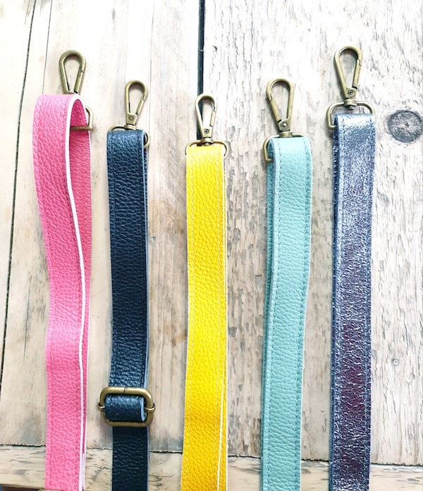 Losse leren bagstraps tassenhengsels in de leukste kleuren JOOF leren tassen