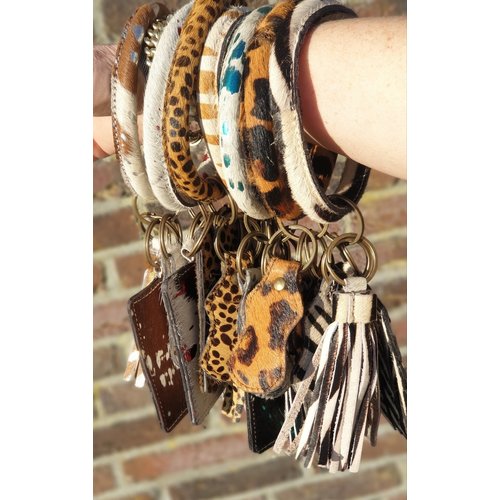 Joof Dierenprint sleutelhanger ring Joof Dierenprint sleutelhanger ring
