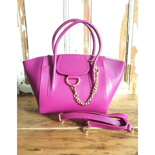 Joof Sjieke roze handtas met ketting Joof Sjieke roze handtas met ketting