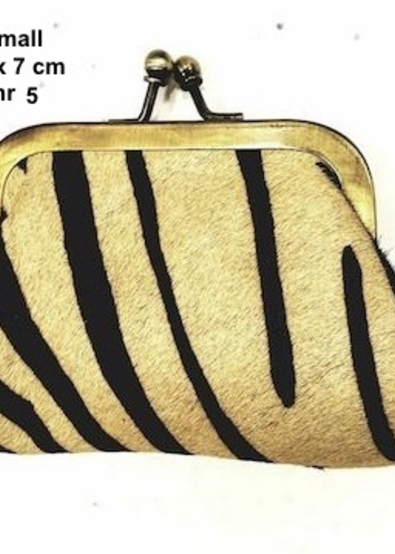 Dierenprint clip portemonnee superleuk cadeautje