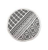 Unique Living Unique Living Roundie Dessin 1 (Black/White)