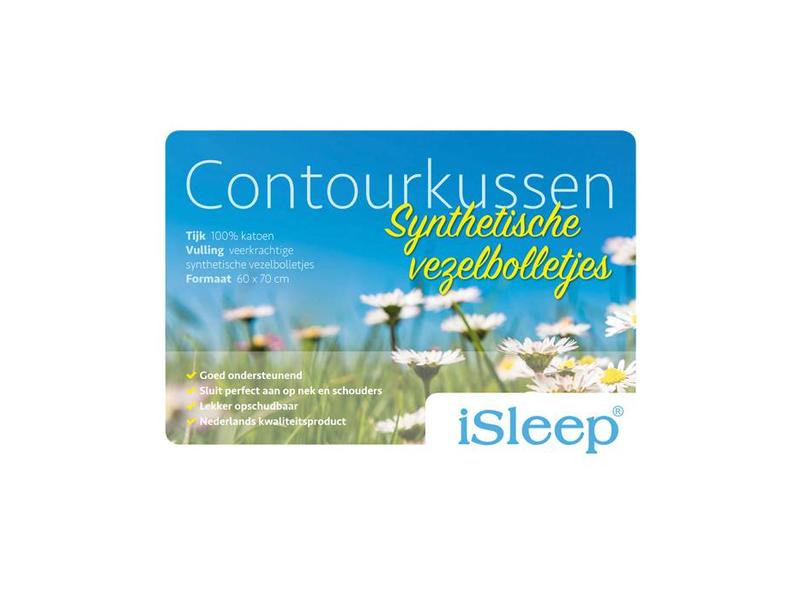 iSleep iSleep Contourkussen Vezelbolletjes