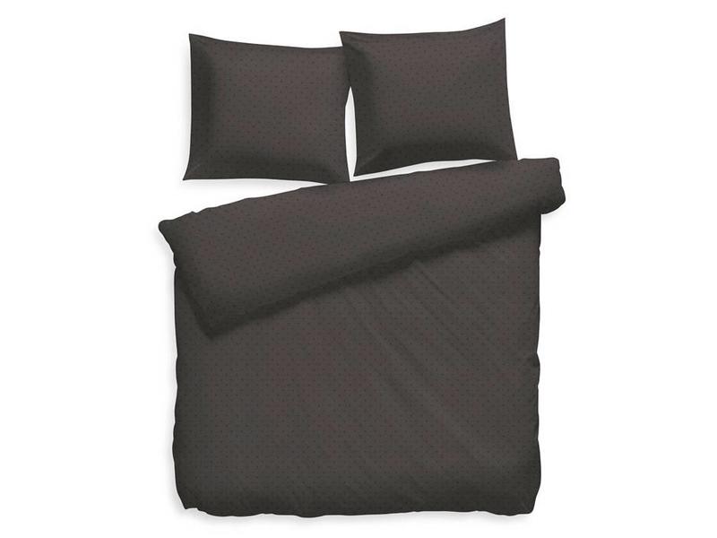 Heckettlane Heckettlane dekbedovertrek Puntini (Dark Gull Grey)