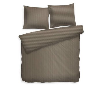 Heckett & Lane Satin Stripe (Taupe Grey)