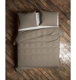 Heckettlane Heckettlane dekbedovertrek Satin Stripe (Taupe Grey) Heckettlane Heckettlane dekbedovertrek Satin Stripe (Taupe Grey)